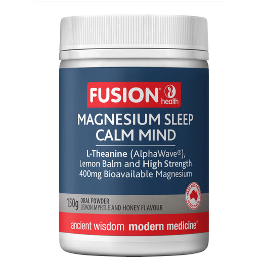 Fusion Health Magnesium Sleep Calm Mind 150g Wicked NRG