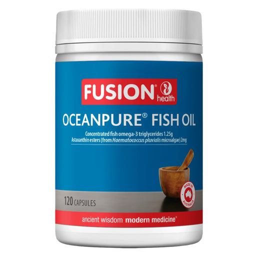 Fusion OceanPure Fish Oil 120 Softgels Wicked NRG, Darwin