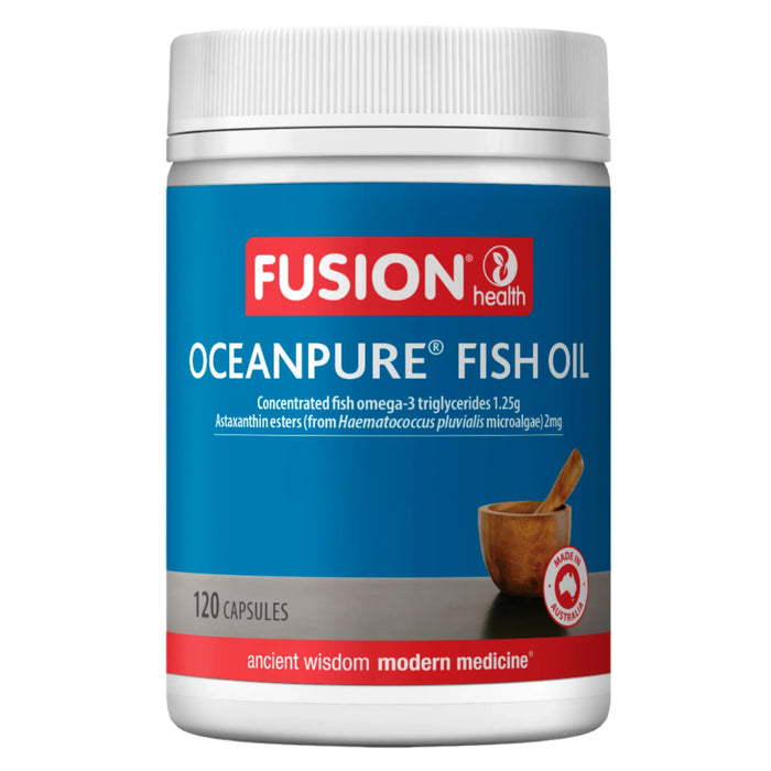 Fusion OceanPure Fish Oil 120 Softgels Wicked NRG, Darwin
