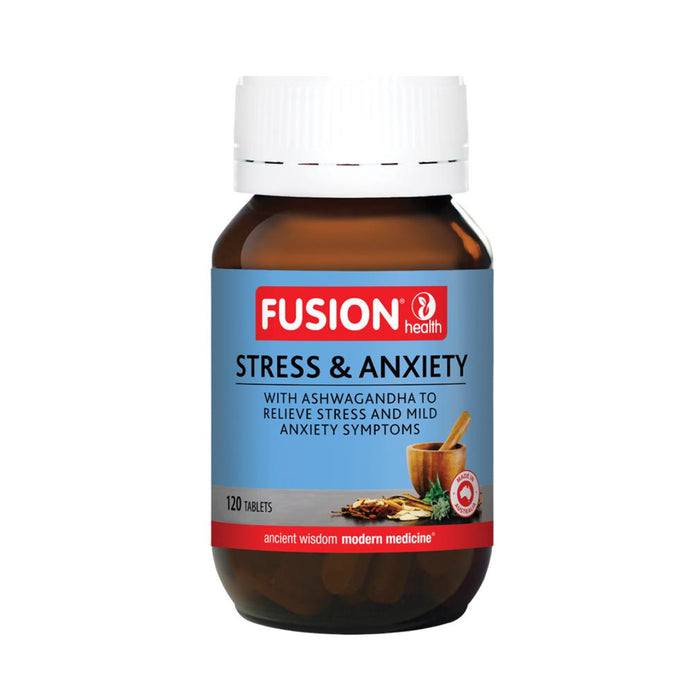 Fusion HEALTH STRESS & ANXIETY 120 Tablets Wicked NRG