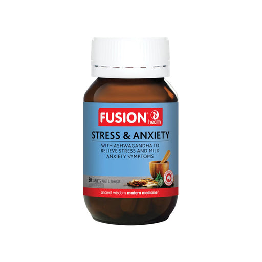 Fusion HEALTH STRESS & ANXIETY 30 Tablets Wicked NRG