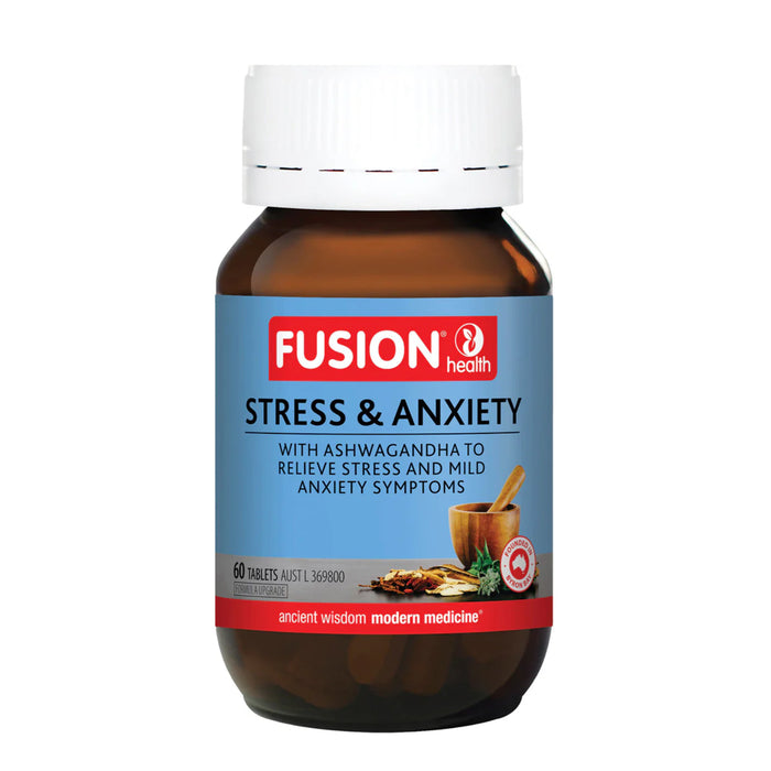 Fusion HEALTH STRESS & ANXIETY 60 Tablets Wicked NRG