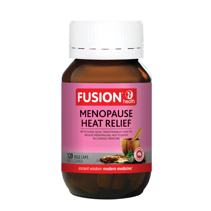 Fusion Health Menopause Heat Relief 120 caps Wicked NRG