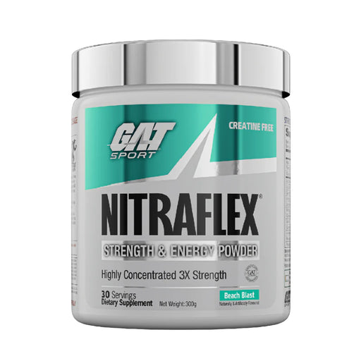 GAT SPORT NITRAFLEX Beach Blast 30 Servings 300grams Wicked NRG