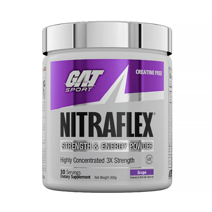 GAT SPORT NITRAFLEX Grape 30 Servings 300grams Wicked NRG