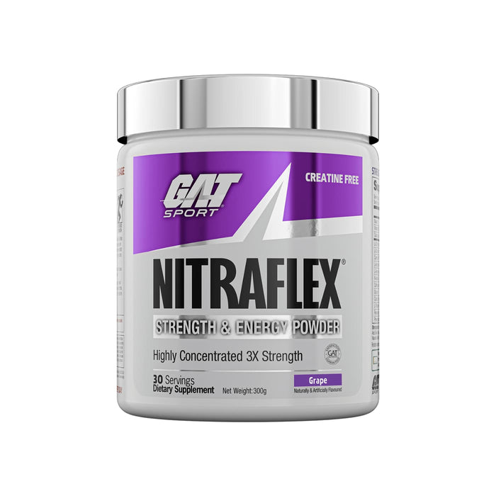 GAT SPORT NITRAFLEX Grape 30 Servings 300grams Wicked NRG