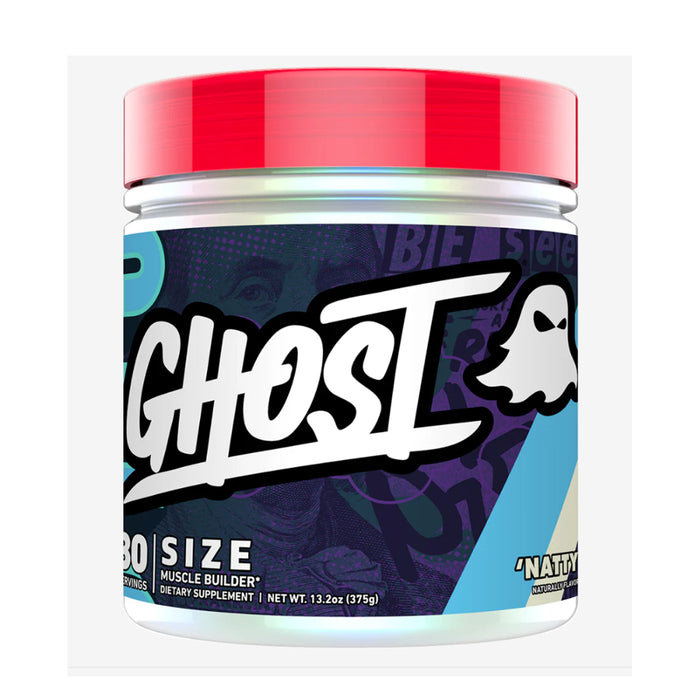 GHOST - SIZE V2, Natty Unflavoured, 30 Serves, 450 Grams, 15.9 OZ, Wicked NRG