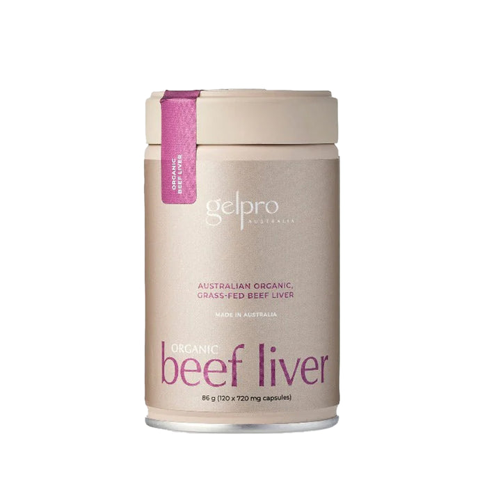 Gelpro Australia Grass Fed Beef Liver, 120 Capsules, 86g  Wicked NRG Supplements and Nutrition Store, a