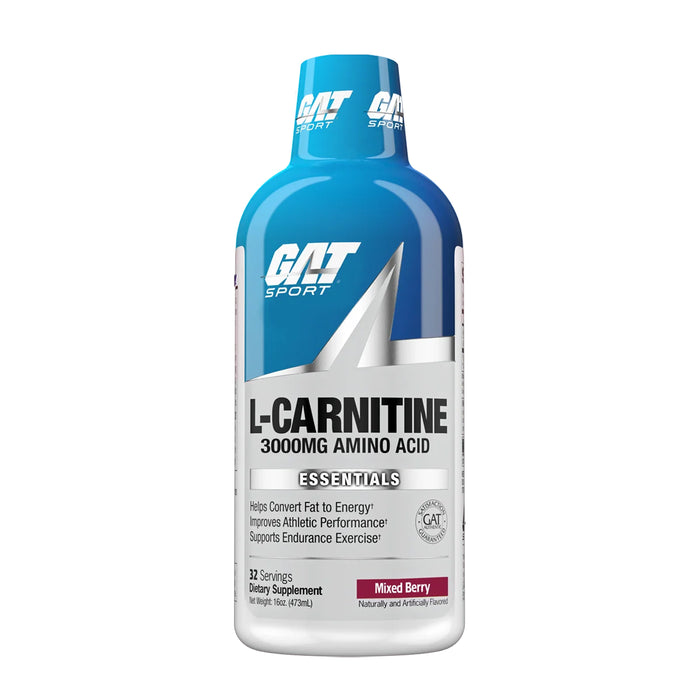 Gat Sport Liquid L-Carnitine 3000 Mixed Berry 473ml Wicked NRG