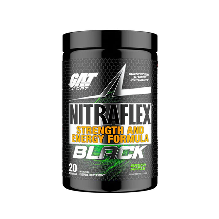 Gat Sport Nitraflex Black 20 serves Green Apples Wicked NRG