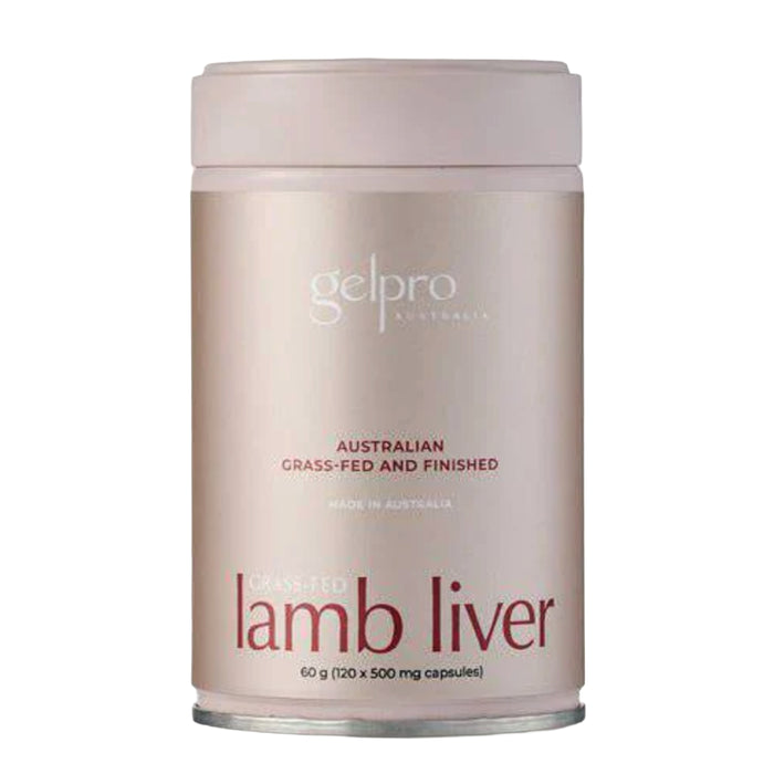 Gelpro, Organic Lamb Liver Grass Fed 120 Caps Wicked NRG