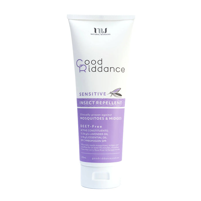 Good Riddance Sensitive Insect Repellent 250ml, Wicked NRG