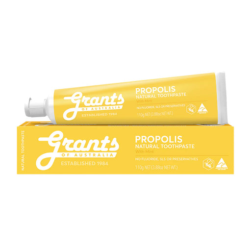 Grants Of Australia Natural Toothpaste Propolis with Mint 110g Wicked NRG