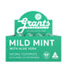 Grants Of Australia, Natural Toothpaste Mild Mint with Aloe Vera 25g Travel Size, Small Wicked NRG