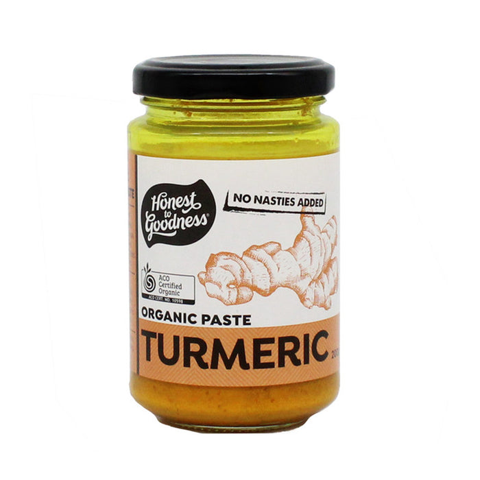 Honest To Goodness Organic Turmeric Paste, Turmeric paste organic wholefood wellness 