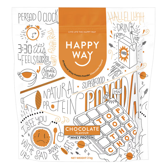 Happy Way Top Of The Chocolate Whey Protein Powder 2 kg Wicked NRG
