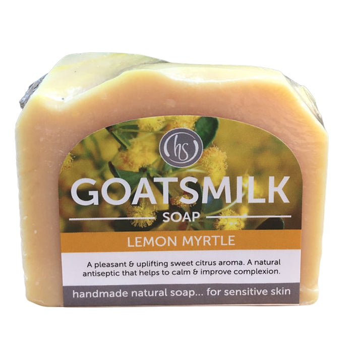 Harmony Soapworks Goat's Milk Soap Lemon Myrtle 140g Wicked NRG