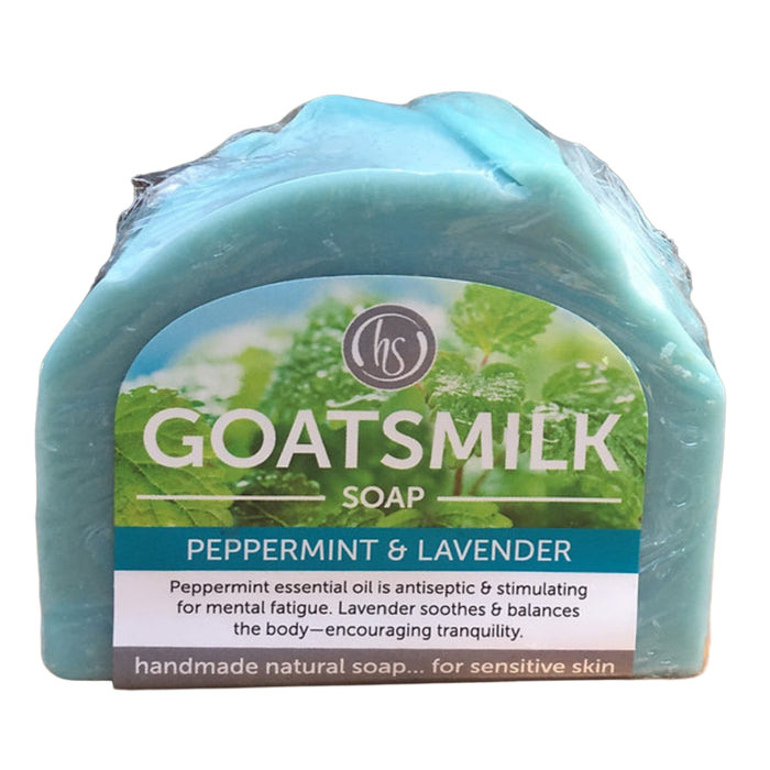 Harmony Soapworks Goat's Milk Soap Peppermint & Lavender 140g  Wicked NRG