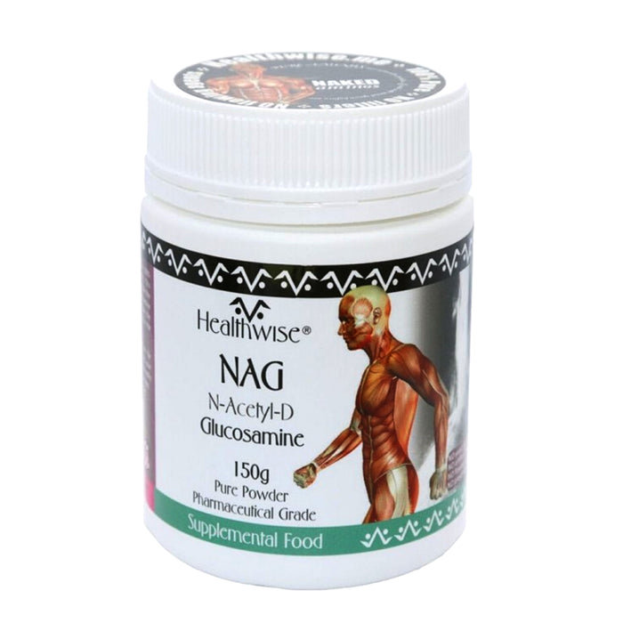 Healthwise NAG N-Acetyl-D-GLUCOSAMINE 150g Wicked NRG