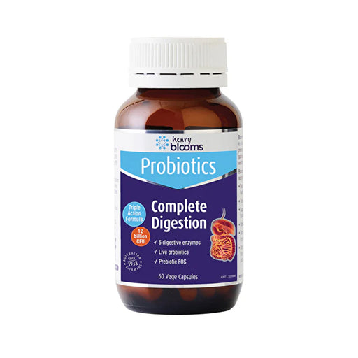 Henry Blooms Complete Digestion 60vegan Capsules Wicked NRG