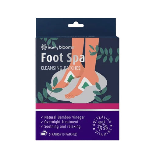 Henry Blooms Foot Spa Cleansing Patches 5 Pairs Wicked NRG