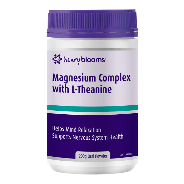 Henry Blooms Magnesium Complex with L-theanine 150g Wicked NRG
