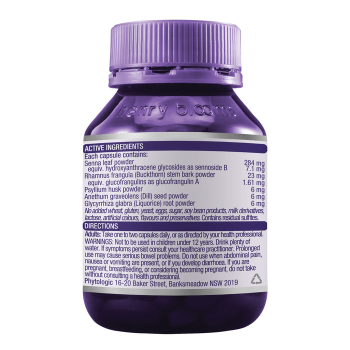 Henry Blooms HerbGUT, Herb-a-lax Balance 30 Capsules, Ingredients, Wicked NRG
