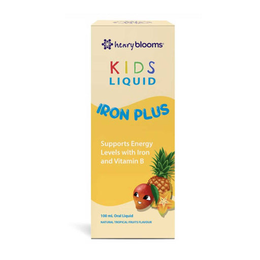 Henry Blooms Kids Liquid Iron Plus Box Front