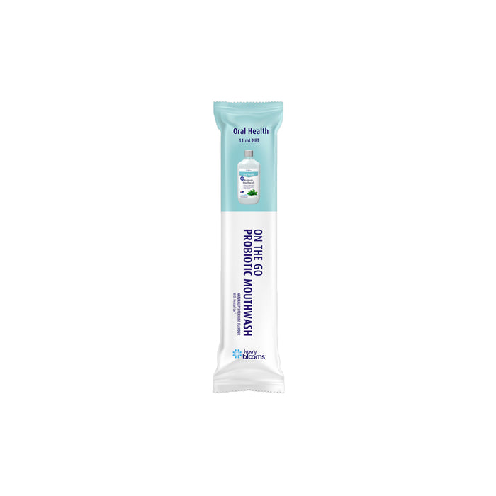 Henry Blooms On the Go Probiotic Mouthwash, package, Wicked NRG