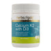 Herbs of Gold Calcium K2 with D3 90 Tablets Wicked NRG