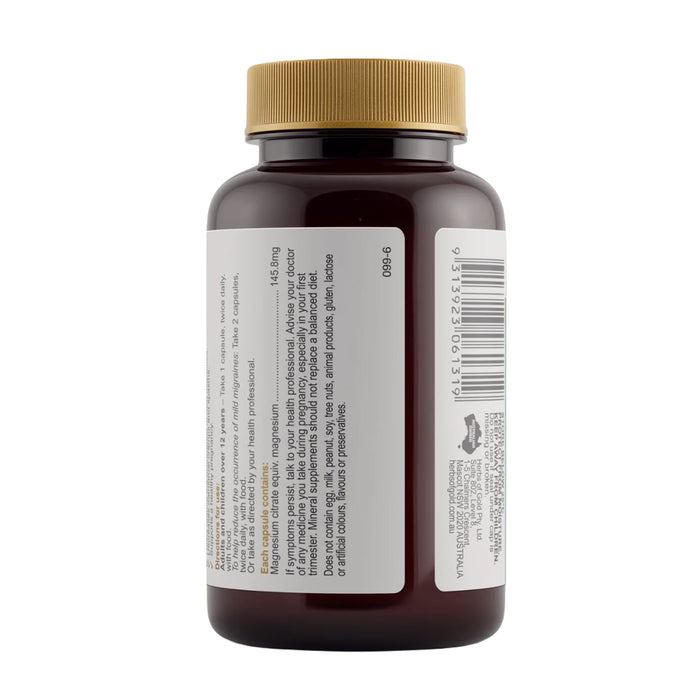 Herbs of Gold, Magnesium Citrate 900 Nutritional Panel Wicked NRG