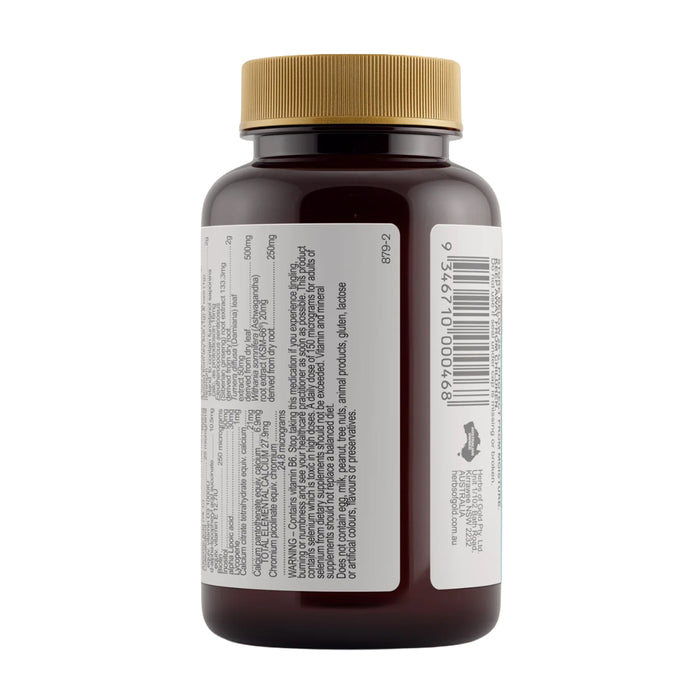 Herbs of Gold Men's Multi + 30 Tablets, Ingredients Wicked NRG Nutrition Store