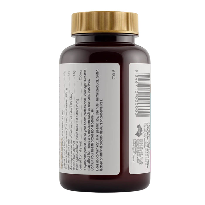 Herbs of Gold Menopause Relief 75 Tablets Nutritional Panel Wicked NRG Nutrition Store