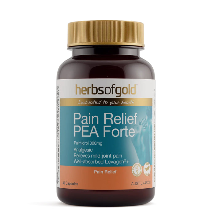 Herbs of Gold Pain Relief PEA Forte 42 Capsules Wicked NRG