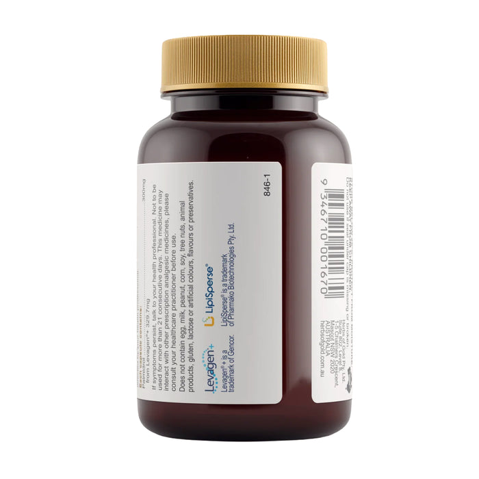 Herbs of Gold Pain Relief PEA Forte 42 Capsules, a Wicked NRG