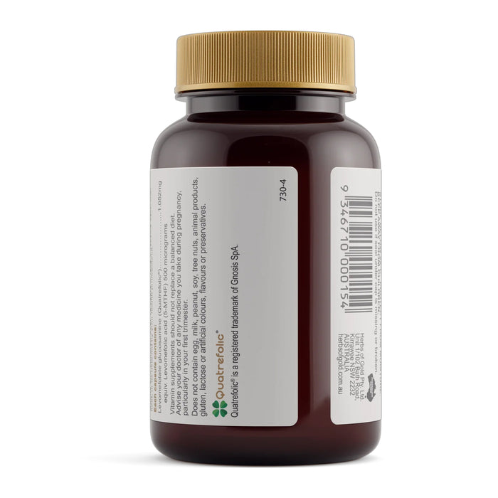 Herbs of Gold Activated Folate 500 is stocked by Wicked NRG Darwin Australia, or buy online and have it delivered