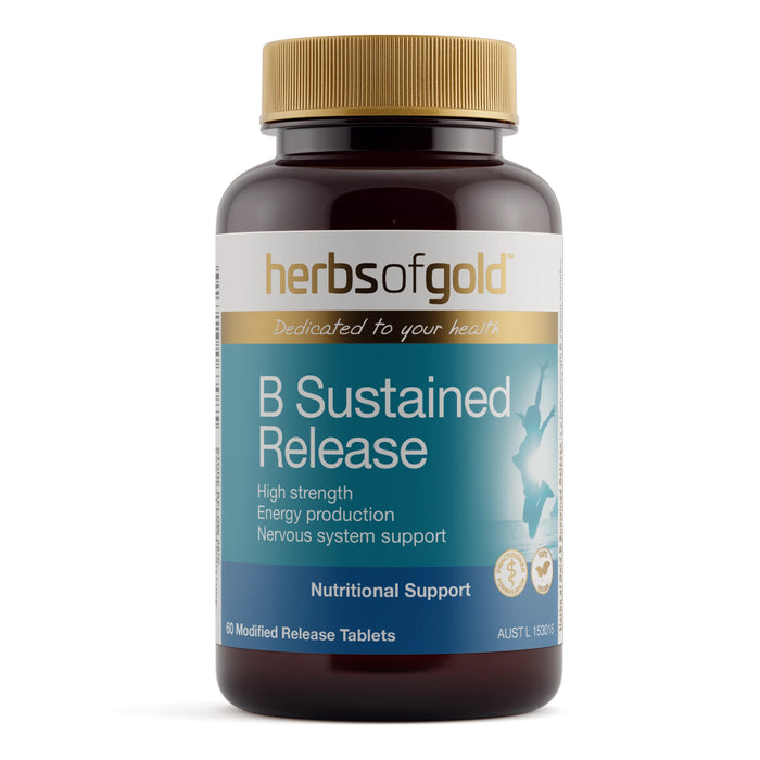 Herbs of Gold B Sustained Release 60 Tablets Wicked NRG