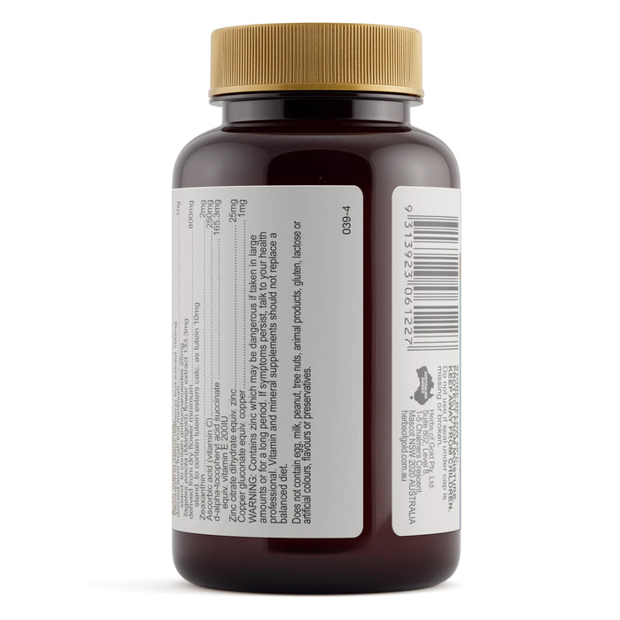 Herbs of Gold Macu-Guard 60 Tablets Nutritional Panel a Wicked NRG