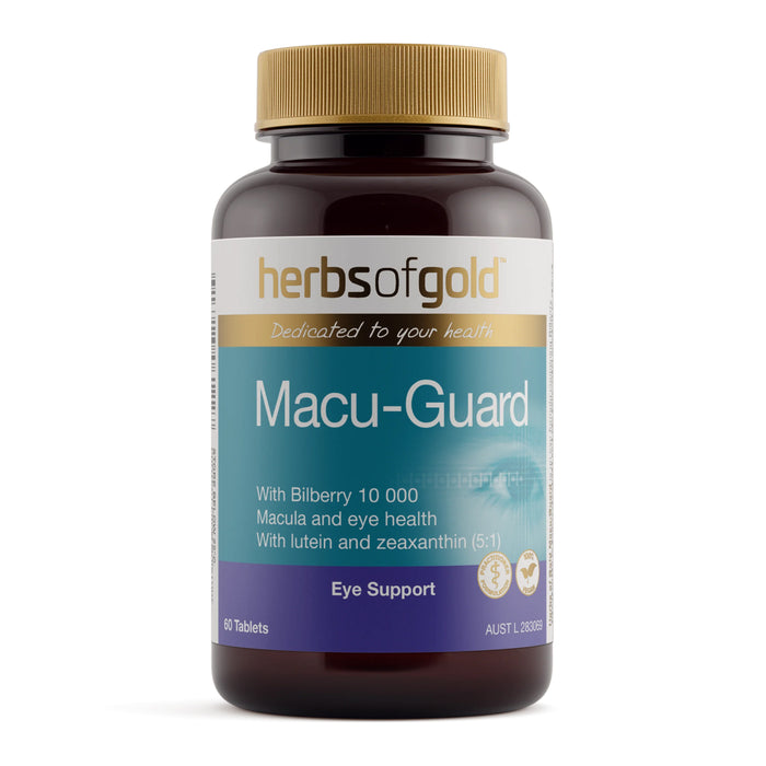 Herbs of Gold Macu-Guard 60 Tablets Wicked NRG