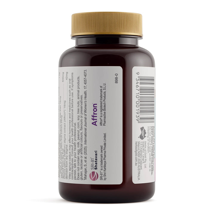Herbs of Gold PeriCare 60 Tablets Nutritional Panel a Wicked NRG