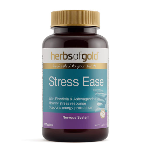 Herbs of Gold Stress Ease 60 Tablets Wicked NRG