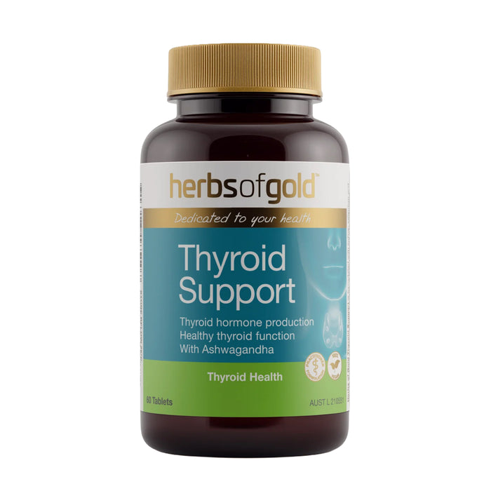 Herbs of Gold Thyroid Support, 60 Tablets, Wicked NRG