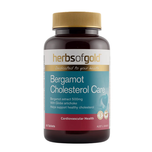 Herbs of Gold, Bergamot Cholesterol Care 60 Tablets, Wicked NRG