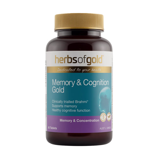 Herbs of Gold, Memory & Cognition Gold 60 Tablets Wicked NRG