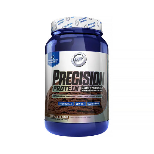 Hi-Tech Pharmaceuticals, Precision Protein, Chocolate Ice Cream 2lb, 900g, Wicked NRG