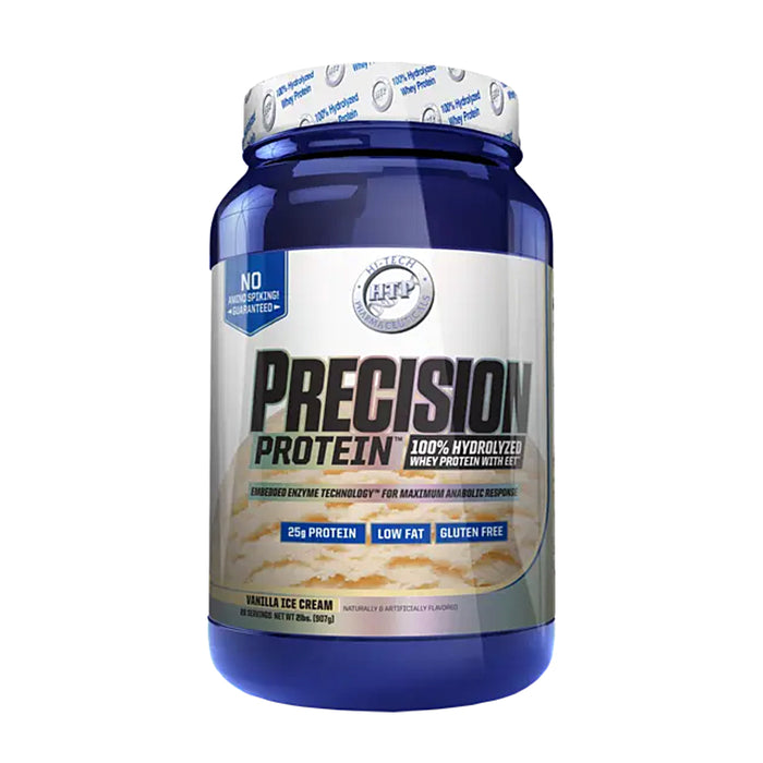 Hi-Tech Pharmaceuticals, Precision Protein, Vanilla Ice Cream, 2lb, 900g, Wicked NRG