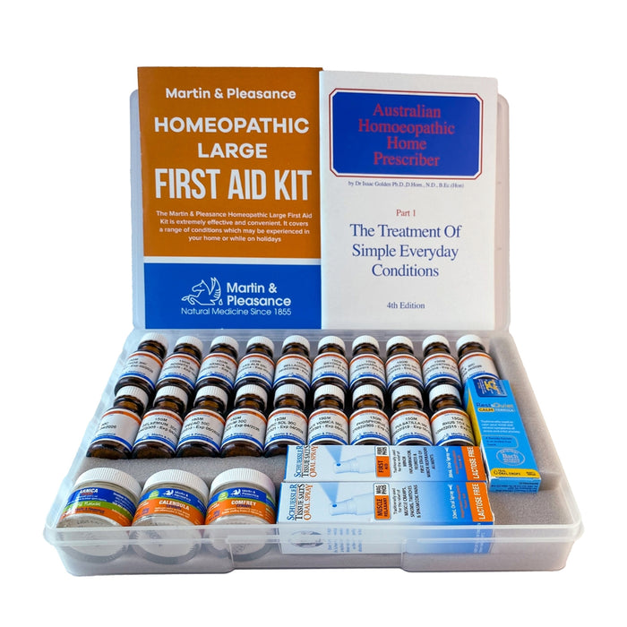 Martin & Pleasance Homeopathic Large First Aid Kit  Buy Online at Wicked NRG, Darwin, Australia,
