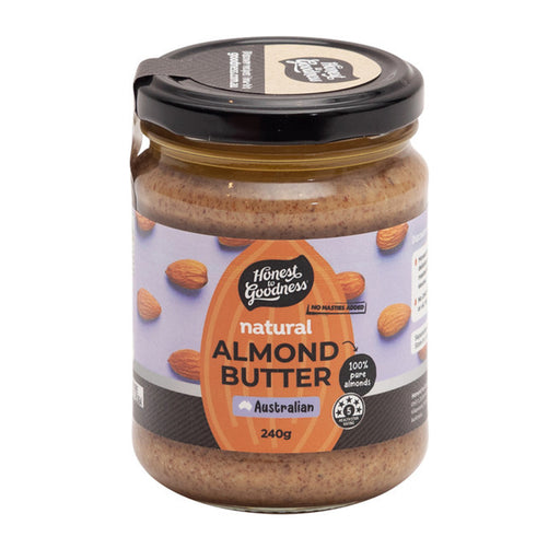 Honest to Goodness Australian Almond Butter 240g Wicked NRG