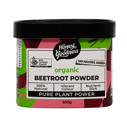 Honest to Goodness Organic Beetroot Powder 300g Wicked NRG