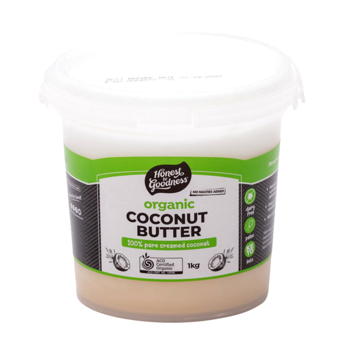 Honest to Goodness Organic Coconut Butter 1kg Wicked NRG